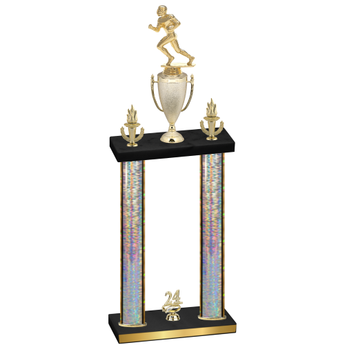 Double Silver Glacier Year Football Trophy