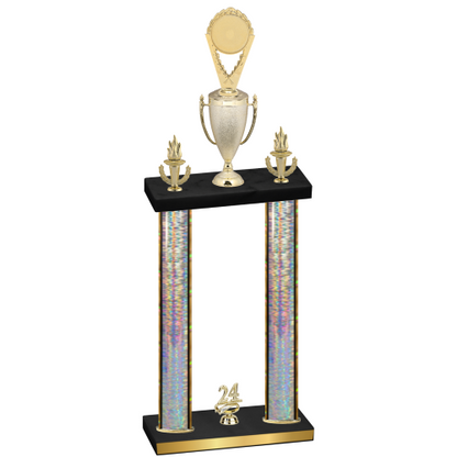 Double Silver Glacier Year Insert Trophy