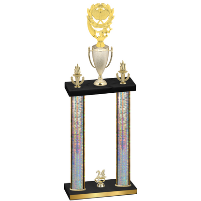Double Silver Glacier Year Pickleball Trophy
