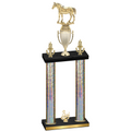Double Silver Glacier Third Place Horses Trophy