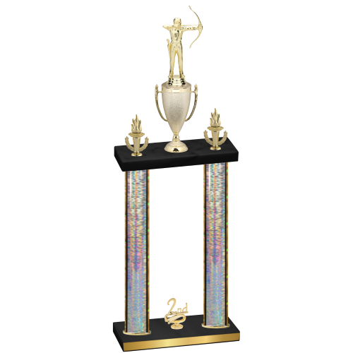 Double Silver Glacier Second Place Archery Trophy