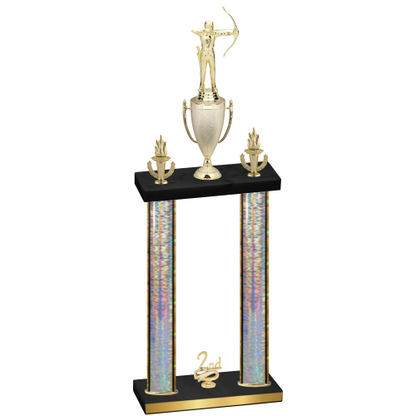 Double Silver Glacier Second Place Archery Trophy