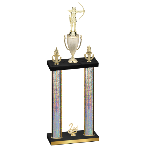 Double Silver Glacier Second Place Archery Trophy