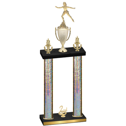 Double Silver Glacier Second Place Skater Trophy