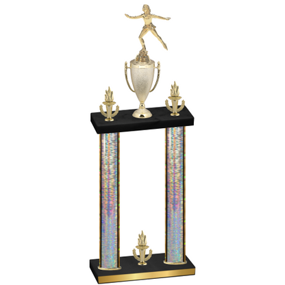 Double Silver Glacier Victory Skater Trophy