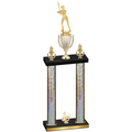Double Silver Glacier Third Place Softball Trophy
