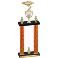 Double Orange Carbon Fiber Victory Cars Trophy