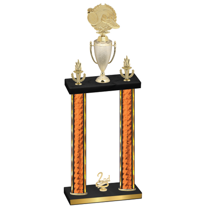 Double Orange Glacier Second Place Running Trophy