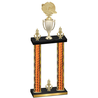 Double Orange Glacier Victory Running Trophy