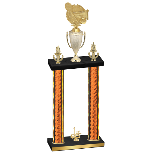 Double Orange Glacier First Place Tennis Trophy