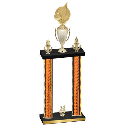 Double Orange Glacier Year Volleyball Trophy