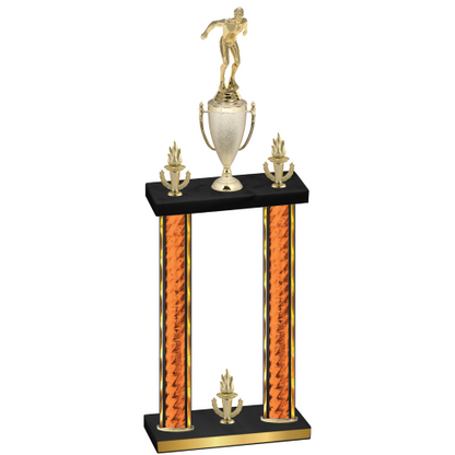 Double Orange Glacier Victory Swimming Trophy
