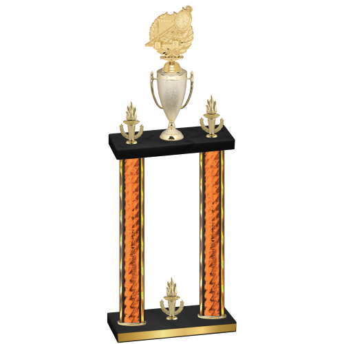 Double Orange Glacier Victory Swimming Trophy