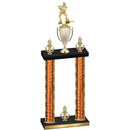 Double Orange Glacier Victory Hockey Trophy