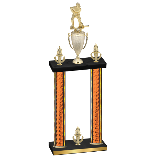 Double Orange Glacier Victory Hockey Trophy