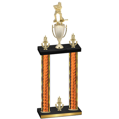 Double Orange Glacier Victory Hockey Trophy