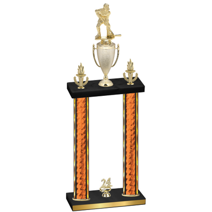Double Orange Glacier Year Hockey Trophy