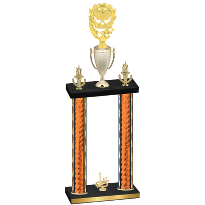 Double Orange Glacier First Place Pickleball Trophy