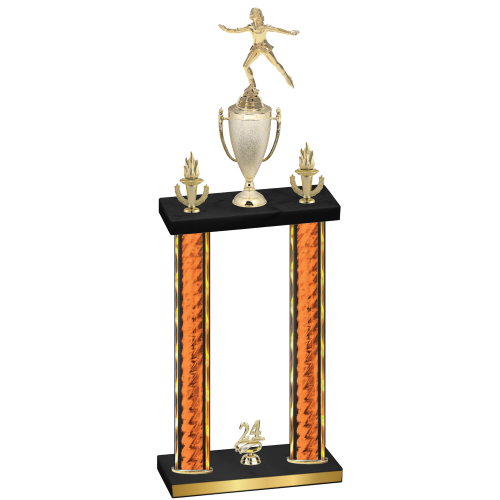 Double Orange Glacier Year Skater Trophy