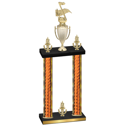 Double Orange Glacier Victory Music Trophy