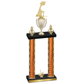 Double Orange Glacier First Place Golf Trophy