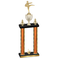 Double Orange Glacier First Place Karate Trophy