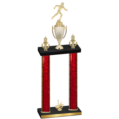Double Red Glacier First Place Running Trophy