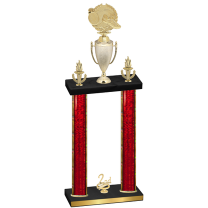 Double Red Glacier Second Place Running Trophy