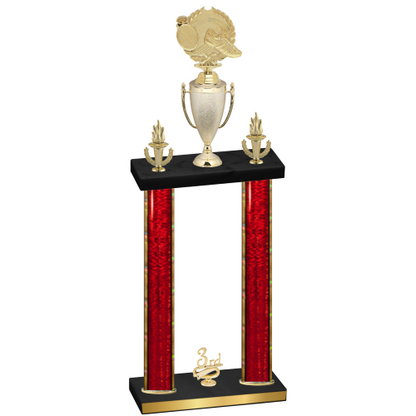 Double Red Glacier Third Place Running Trophy