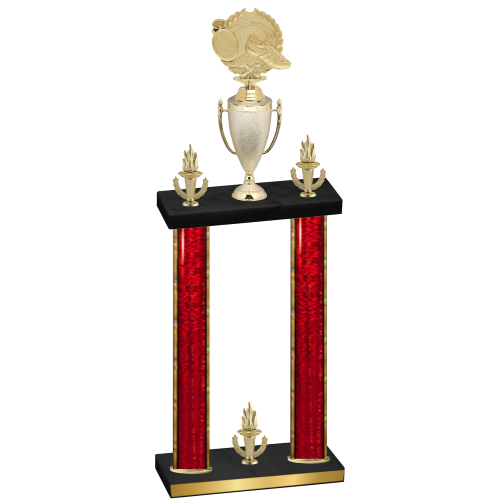 Double Red Glacier Victory Running Trophy
