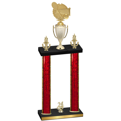 Double Red Glacier Year Tennis Trophy