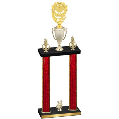 Double Red Glacier Year Pickleball Trophy