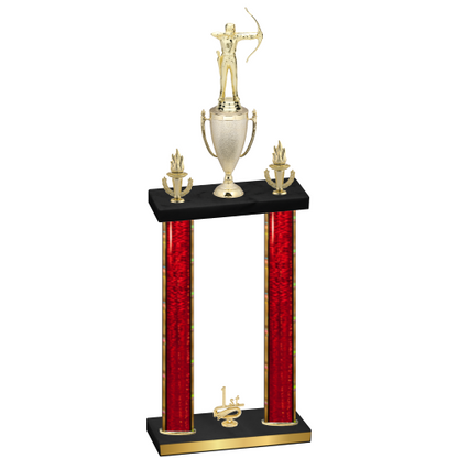 Double Red Glacier First Place Archery Trophy