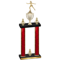 Double Red Glacier Victory Skater Trophy
