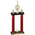 Double Red Glacier Second Place Chess Trophy