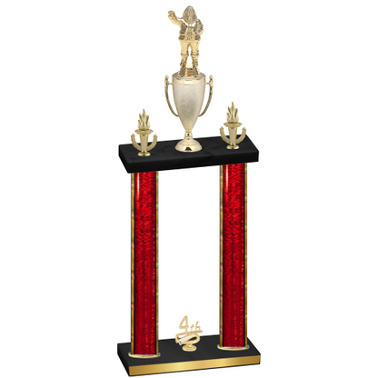 Double Red Glacier Fourth Place Holiday Trophy