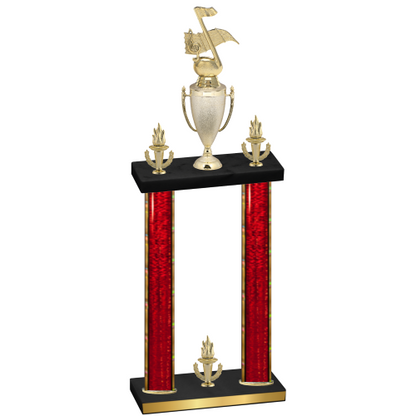 Double Red Glacier Victory Music Trophy