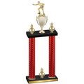 Double Red Carbon Fiber Victory Shooter Trophy