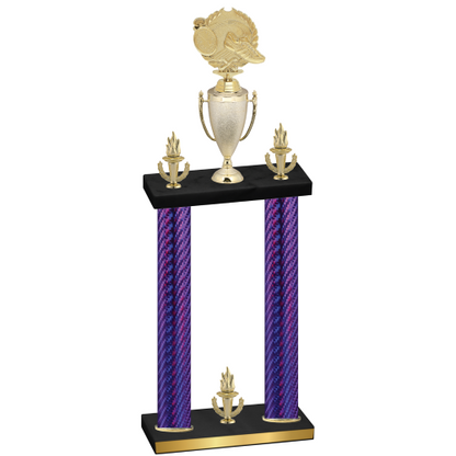 Double Purple Carbon Fiber Victory Running Trophy