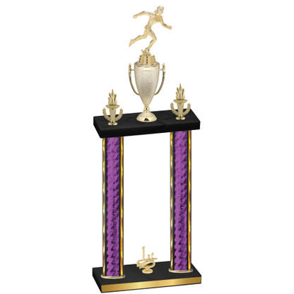 Double Purple Glacier First Place Running Trophy