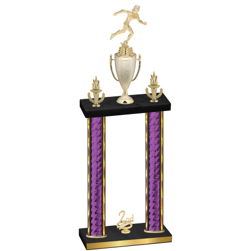 Double Purple Glacier Second Place Running Trophy