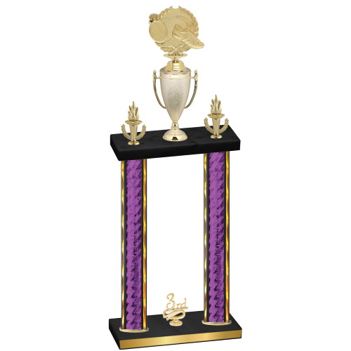 Double Purple Glacier Third Place Running Trophy