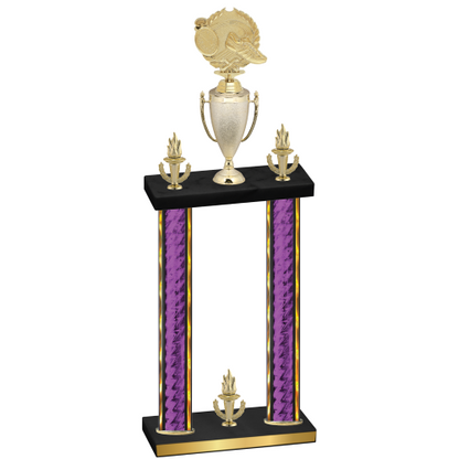 Double Purple Glacier Victory Running Trophy