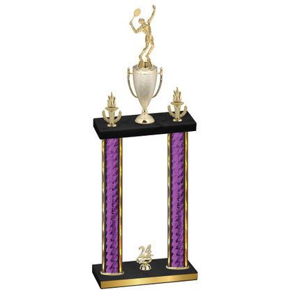 Double Purple Glacier Year Tennis Trophy