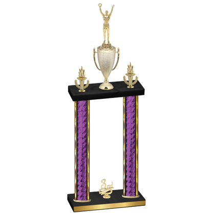 Double Purple Glacier Third Place Victory Trophy