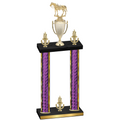 Double Purple Glacier Victory Horses Trophy