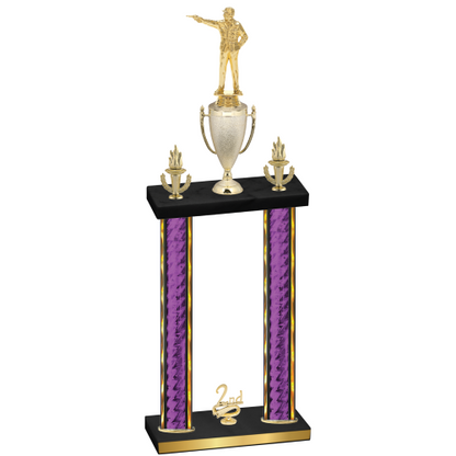 Double Purple Glacier Second Place Shooter Trophy