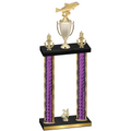 Double Purple Glacier Year Fishing Trophy