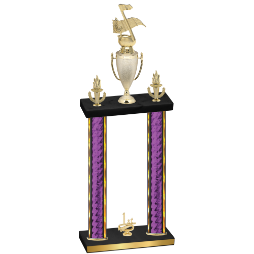 Double Purple Glacier First Place Music Trophy