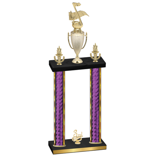 Double Purple Glacier Third Place Music Trophy